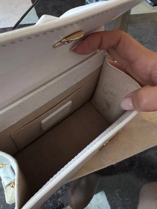 Jacquemus Le Chiquito Noeud Bag, White - Picture 12 of 12